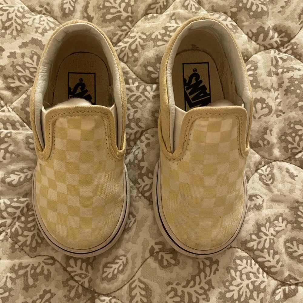 Kids Vans Slip Ons Size 7